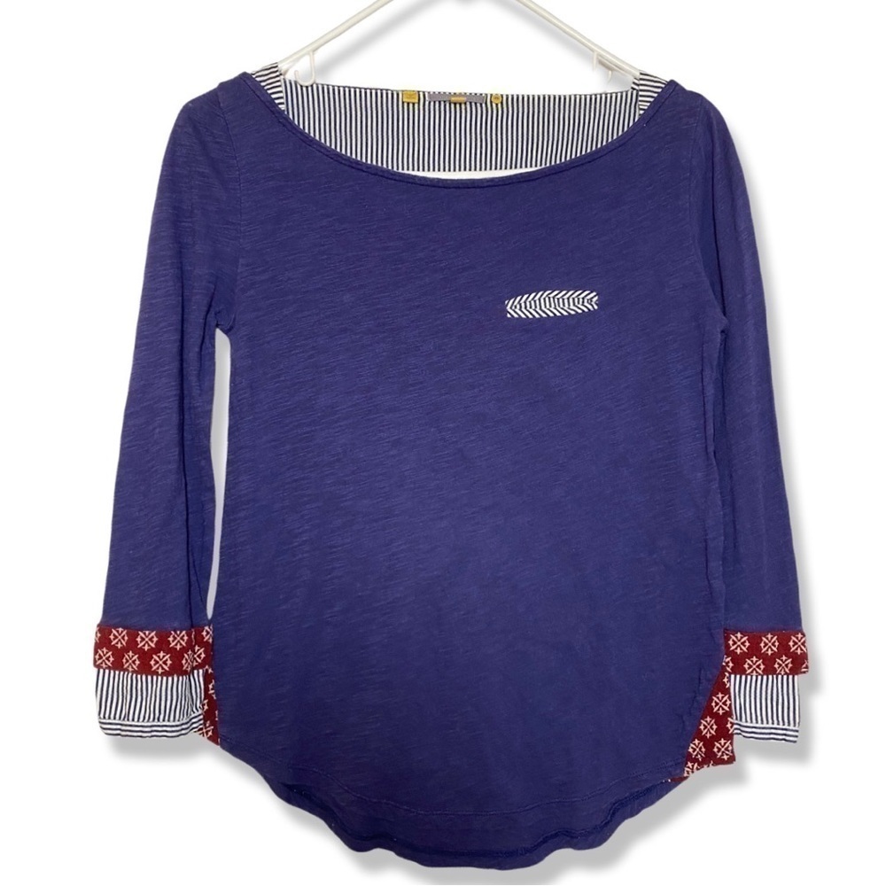 ⭐️ANTHROPOLOGIE Little Yellow Button Brand Blouse Size XXS